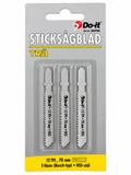 Do-it decoupeerzaagbladen 70mm – 3 stuks