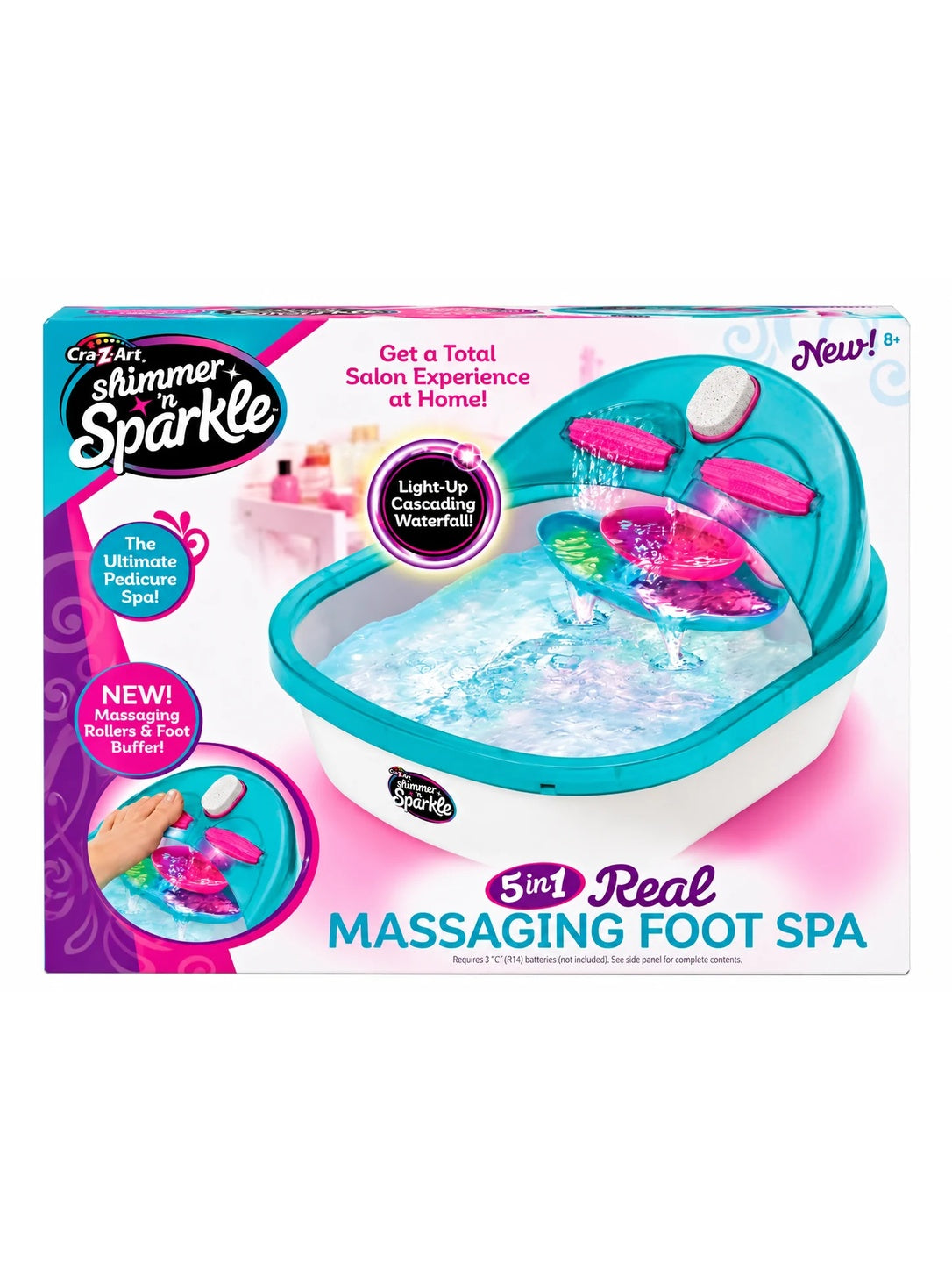 Shimmer ’n Sparkle 5-in-1 Massaging Foot Spa